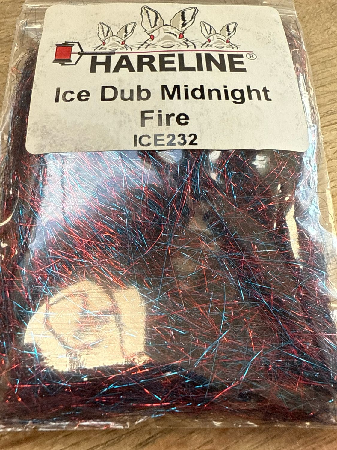 Hareline Ice Dub Midnight Fire