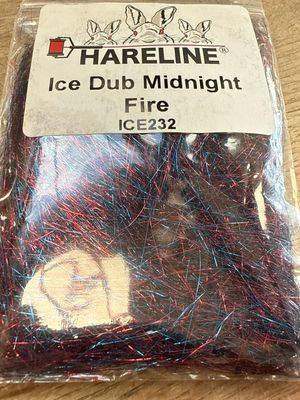 Hareline Ice Dub Midnight Fire