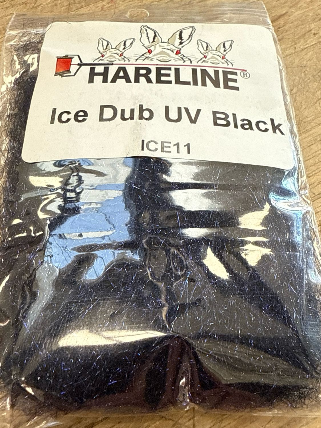 Hareline Ice Dub U.V Black