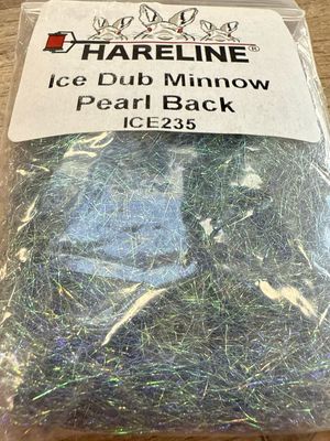 Hareline Ice Dub Minnow Pearl Back