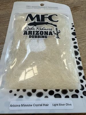 Arizona Minnow Crystal Hair Light Silver Olive