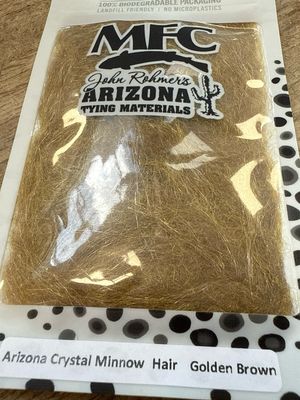 Arizona Minnow Crystal Hair Golden Olive