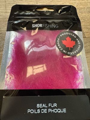 SHOR Fishing Seal Fur Fl. Pink