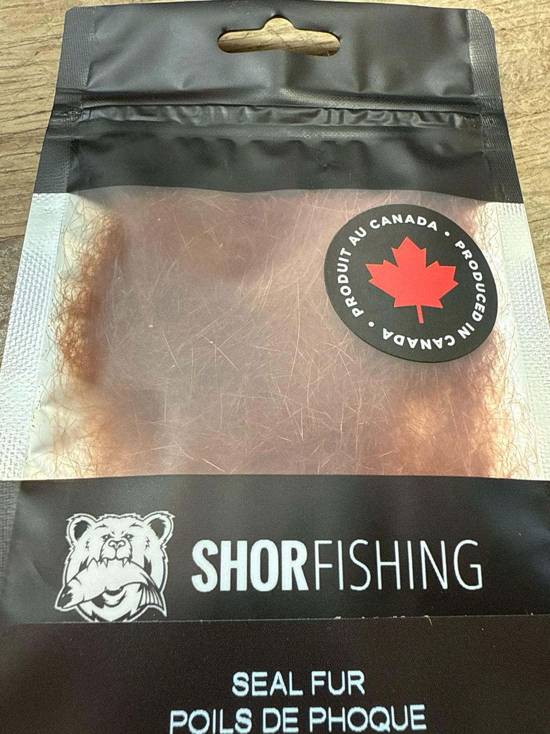 SHOR Fishing Seal Fur Fiery Brown
