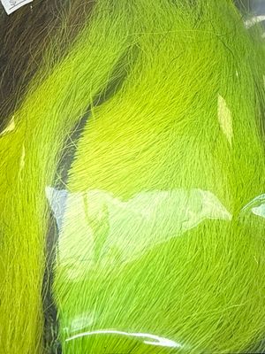 SHOR Bucktail Pieces Lime Green / 15 Gram Package