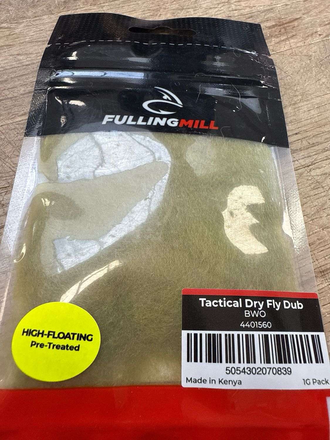 Fulling Mill Tactical Dry Fly Dub B.W.O.