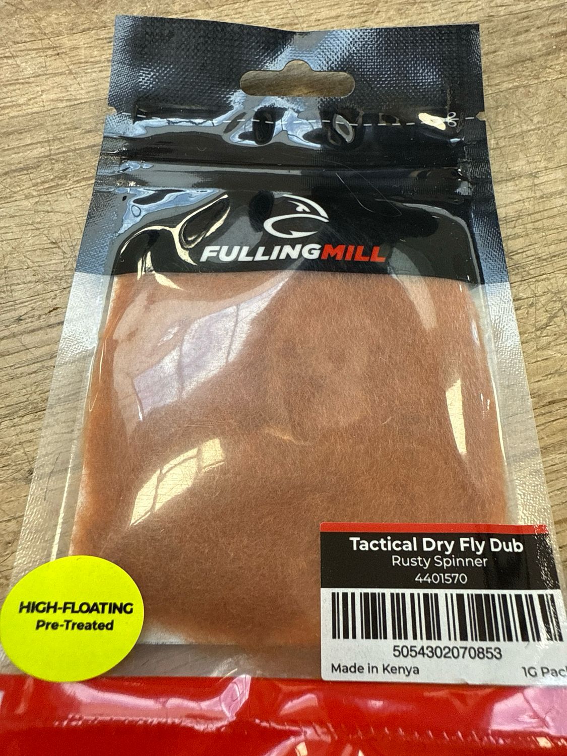 Fulling Mill Tactical Dry Fly Dub Rusty Spinner