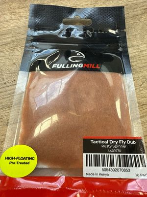 Fulling Mill Tactical Dry Fly Dub Rusty Spinner