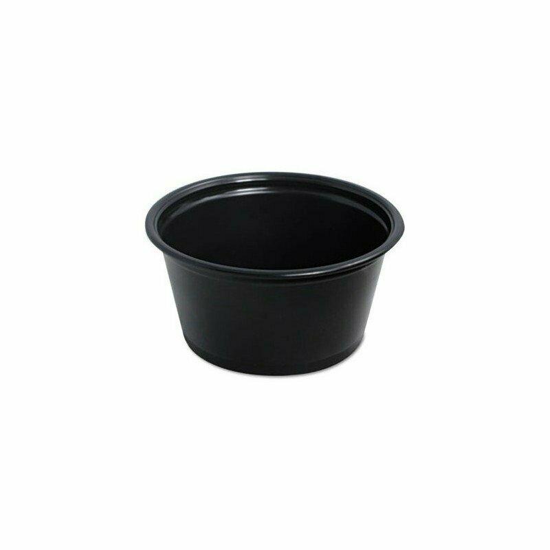 Black Feeding Ledge Cups 2oz