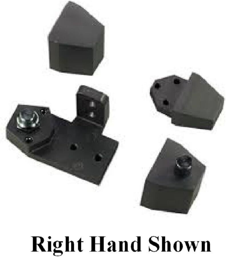 Arch/Vistawall Style TOP & Bottom Pivot Hinge Set for Commercial Adams Rite Type Storefront Door, Choose Handing & Finish