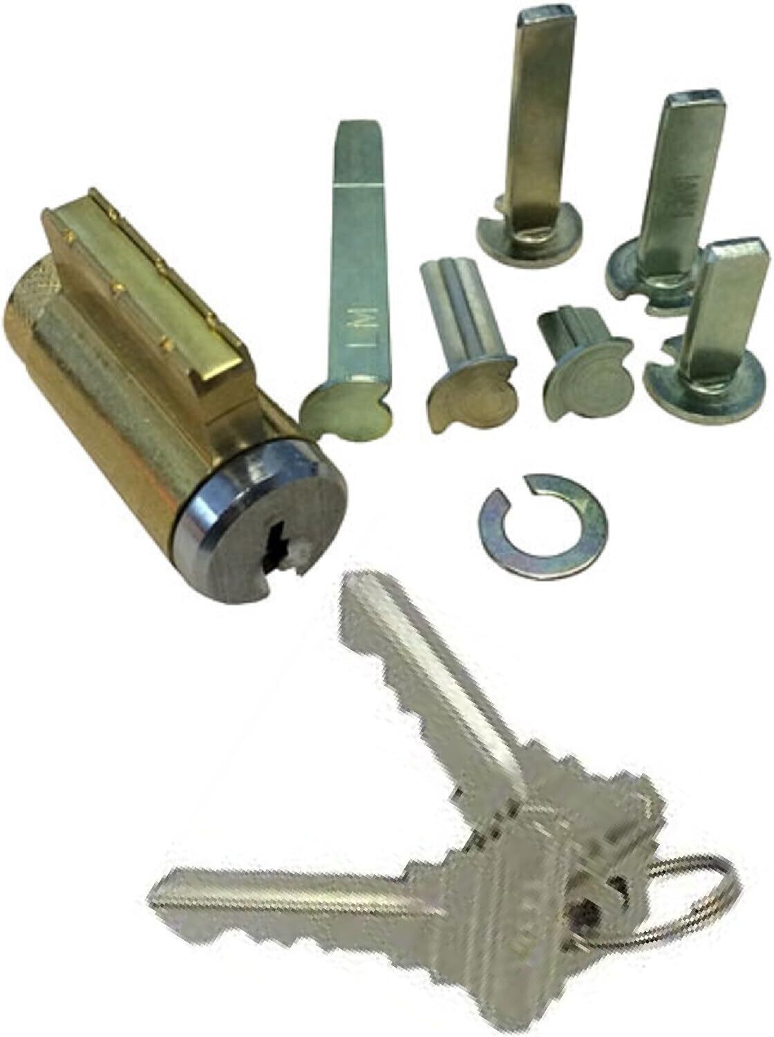 Pacific Doorware Lock Cylinder, fits Schlage Commercial ND, AL, Deadbolt, Leverset, Knob Locks