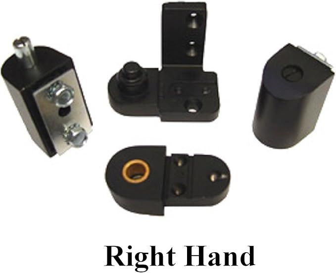 Pacific Doorware YKK Style Storefront Door Pivot Hinge Set  - Choose Handing & Finish, Hand: Right Hand, Color: Dark Bronze