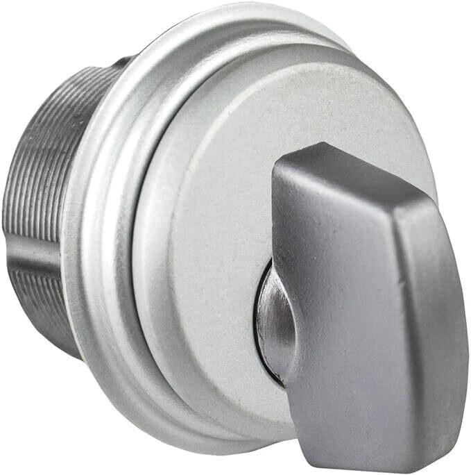 Pacific Doorware Storefront Door Mortise Lock Cylinder Thumbturn Adams Rite Cam, Color: Aluminum, Keying Options (for qty more than 1): Keyed Alike