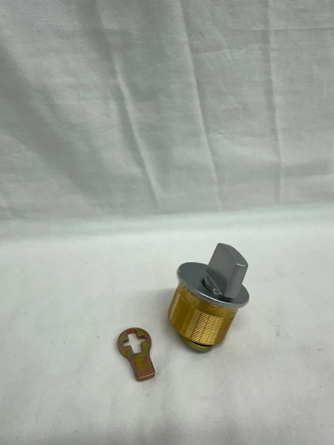 Pacific Doorware Mortise Cylinder, 1 Pacific Doorware Mortise Cylinder, 1", Keyway TK, Satin Chrome (26D)
