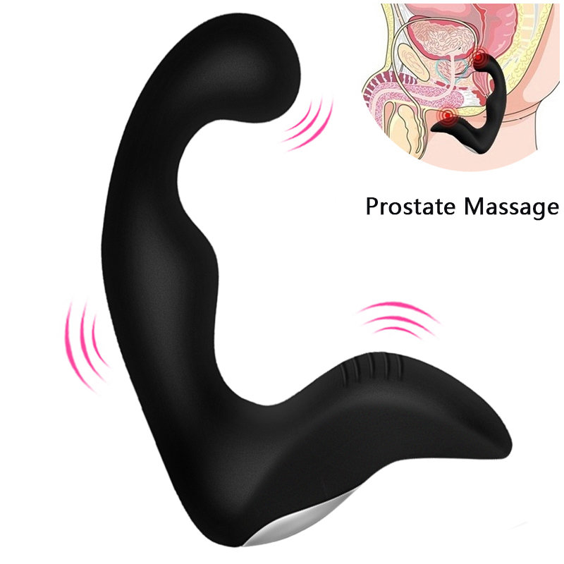Silicone Male Prostate Massager / Anal Vibrator ~ 7 Speeds