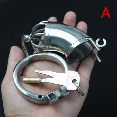 Stainless Steel Chastity Cage (3 Styles / 3 Ring Sizes)