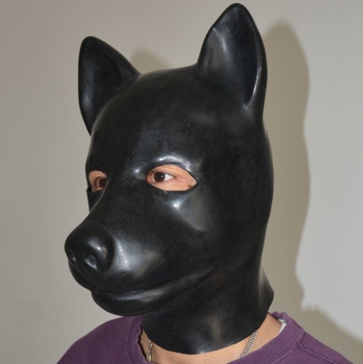 Latex Animal Masks - (6 Styles - Horse, Dog, Cat, Pig, Leopard &amp; Wolf)