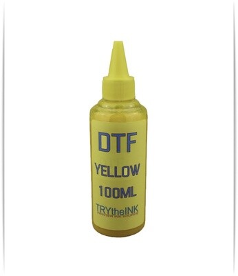Yellow DTF Ink Direct To Film 100ml Bottle for Epson, Epson Print Head printers