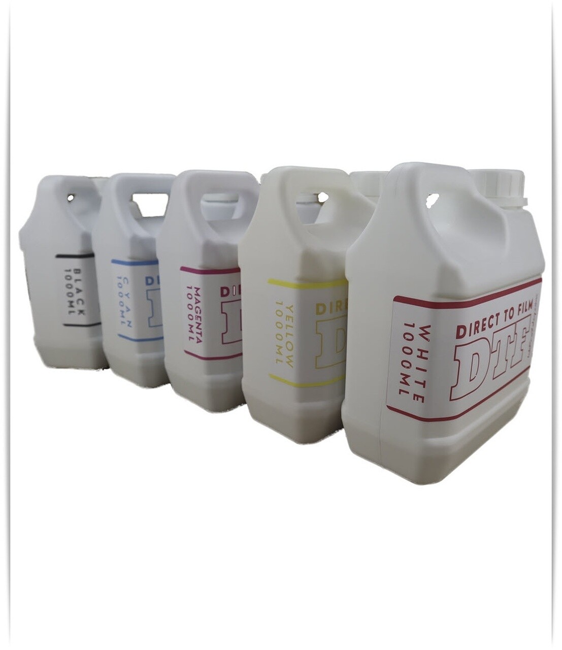 DTF Ink Direct To Film 5- 1000ml Bottles for Epson, Epson Print Head printers