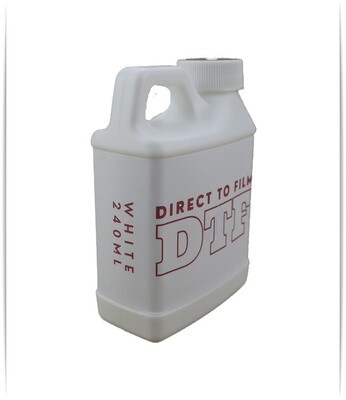 White DTF Ink Direct To Film 240ml Bottle for Epson, Epson Print Head printers