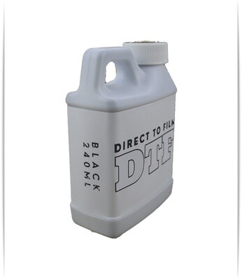 Black DTF Ink Direct To Film 240ml Bottle for Epson, Epson Print Head printers