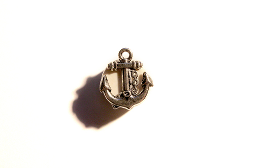 Antiker Silber Anker