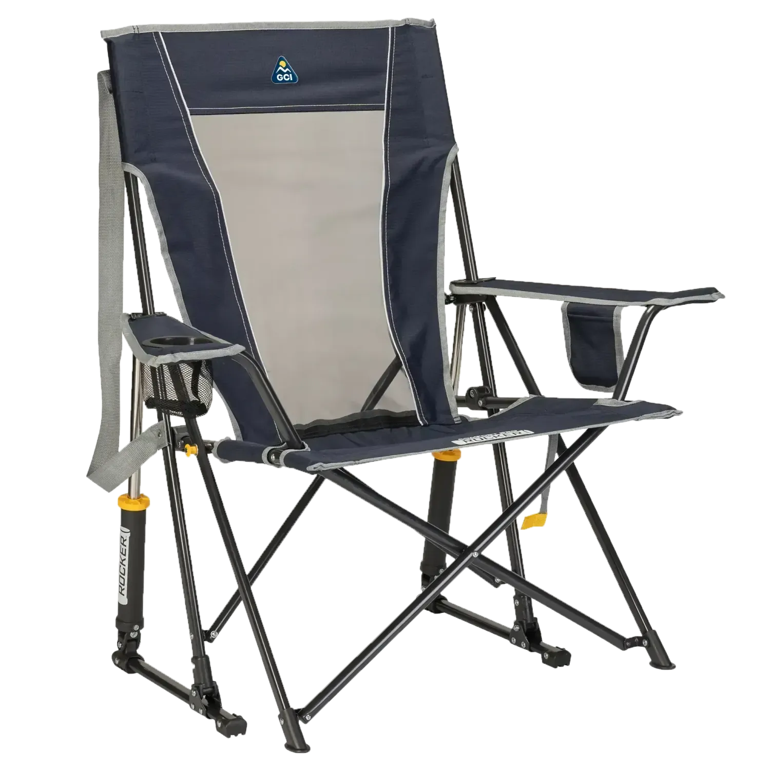 GCI Comfort Pro Rocker Indigo Blue Chair Camp