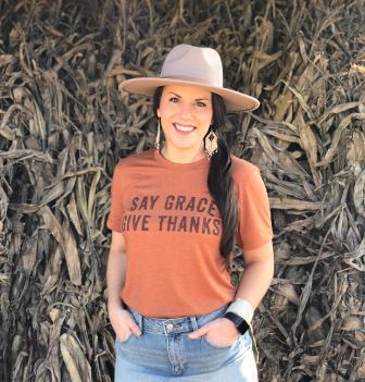 Say Grace Tee, Size: SM