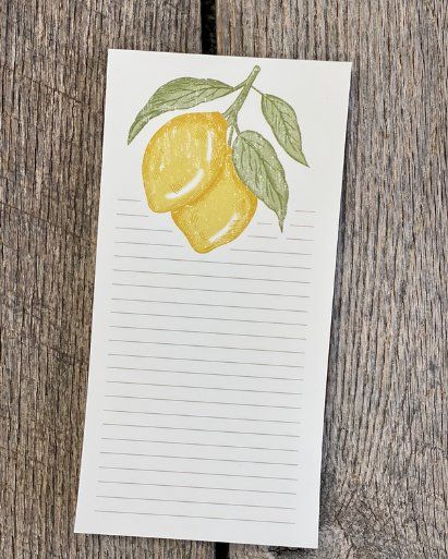 Lemon Pattern - Notepad