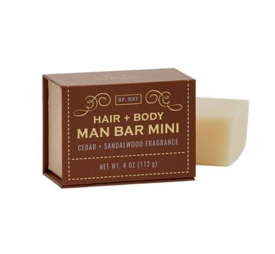 Man Bar Mini 4 oz - Cedar/Sandalwood
