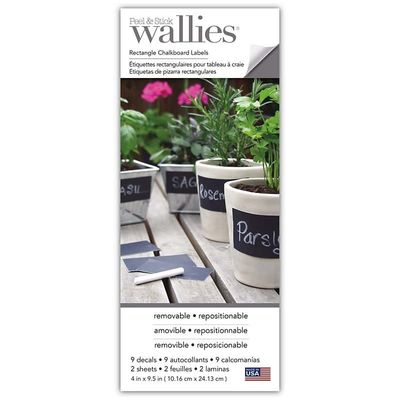 Wallies - Sq/Rec Dry Erase Labels