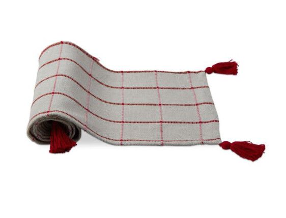Check Runner with Tassels