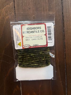 Rayon Chenille Dark Olive
