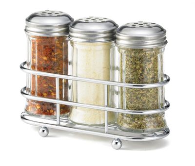 Glass Shaker Set w/Rack