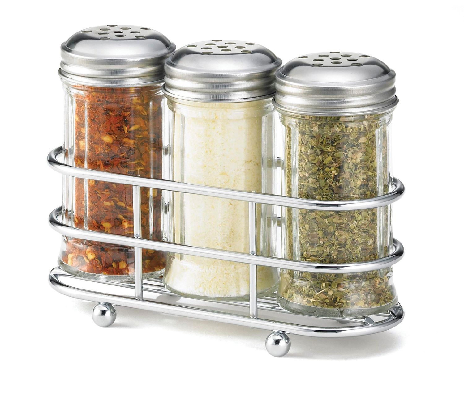 Glass Shaker Set w/Rack