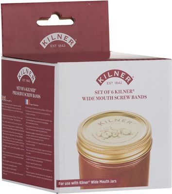 Kilner® Set of 6 Preserve Screw Bands