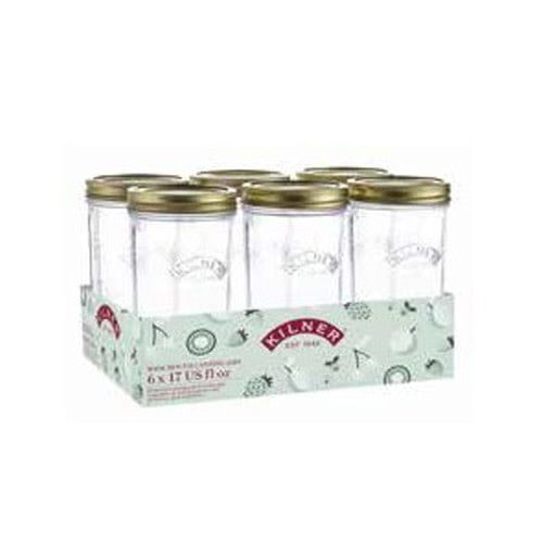 Kilner Wide Mouth Jar 17oz Tray of 6