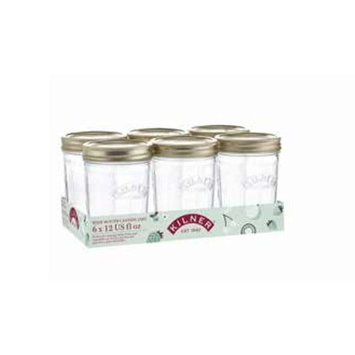 Kilner Wide Mouth Jar 12oz Tray of 6
