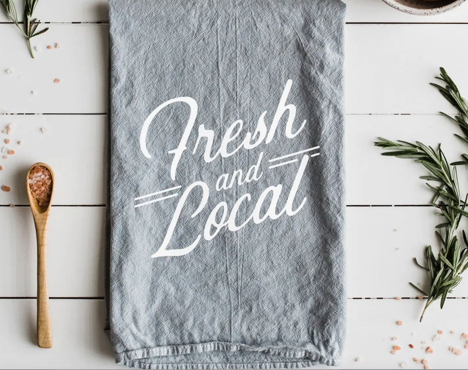 Fresh &amp; Local Tea Towel