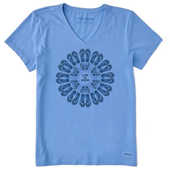 Flip Flop Mandala Tee, Size: SM