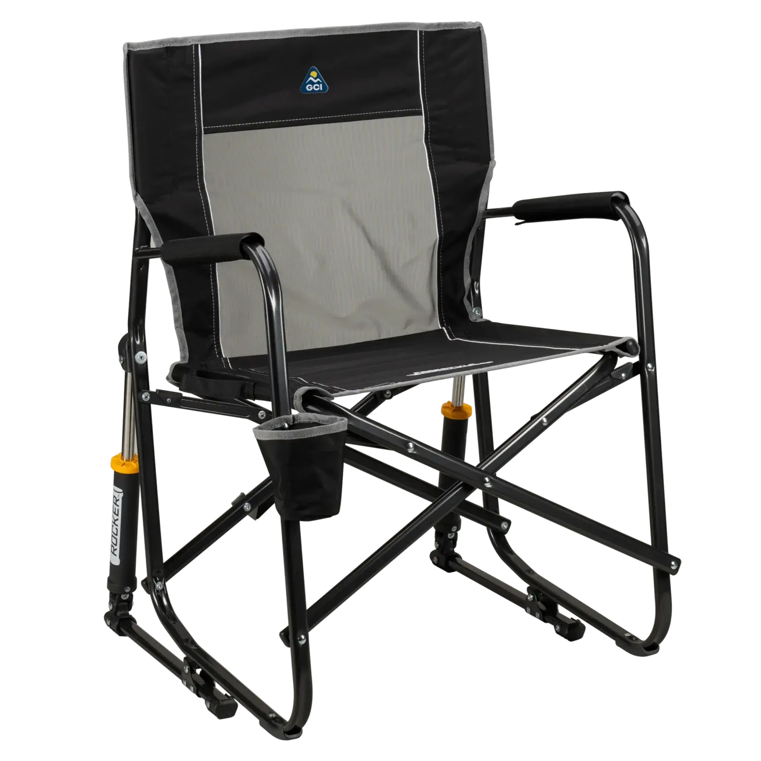 GCI Freestyle Rocker Black Chair Camp