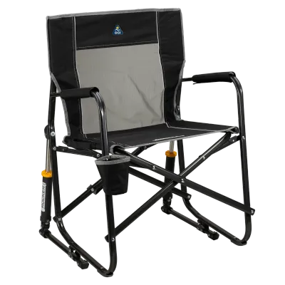GCI Freestyle Rocker Black Chair Camp