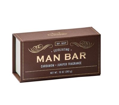 Man Bar Soap Cardamon and Juniper