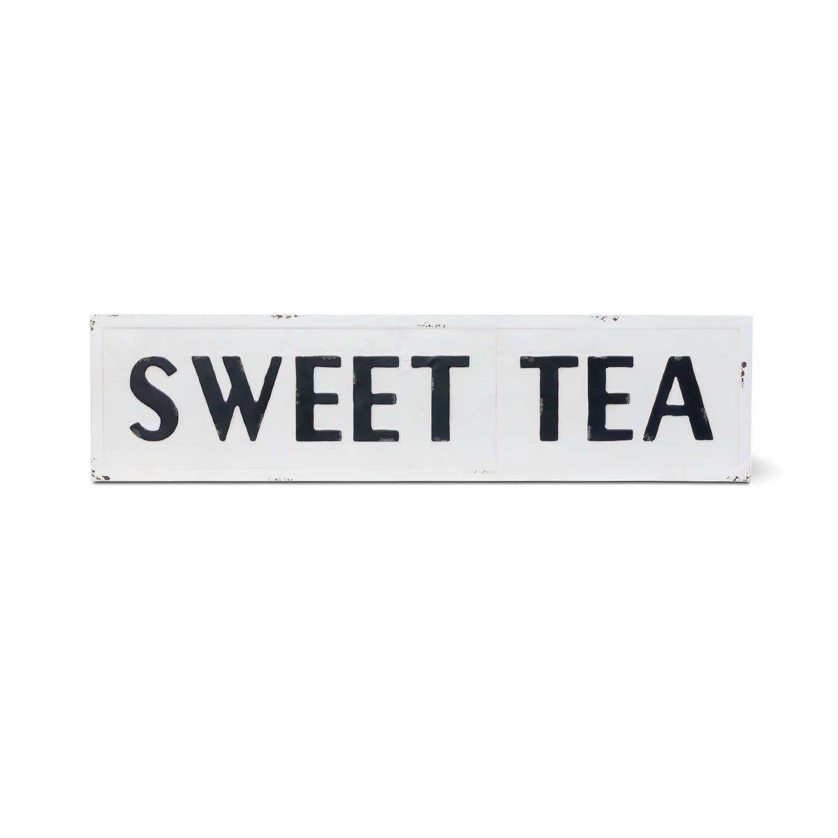 Embossed Metal Sweet Tea Sign