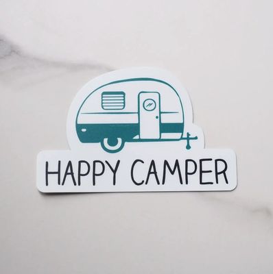 Happy Camper Sticker