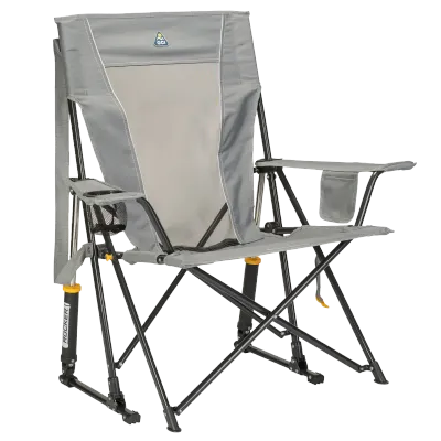 GCI Comfort Pro Rocker Mercury Gray Chair Camp