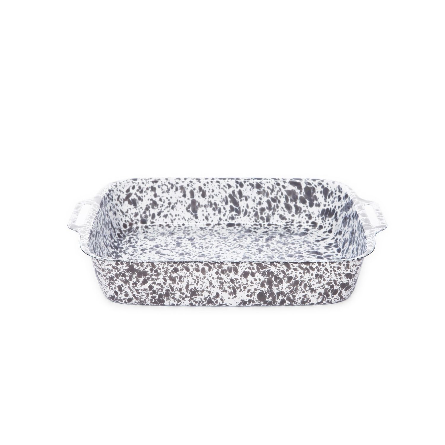 Crow Canyon Enamel Lasagna Pan, Style: Grey Splatter
