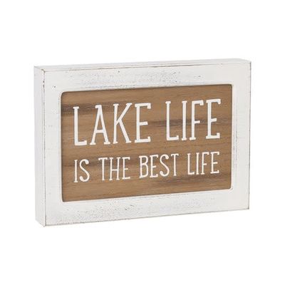 Clearance - Lake Life Layered Sign