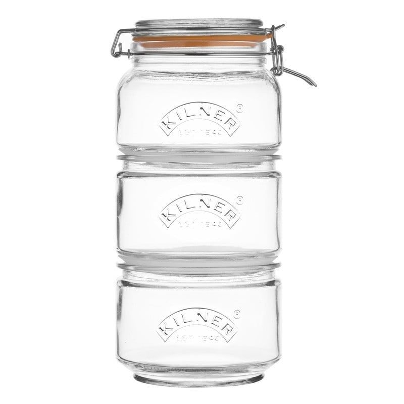 Kilner Stackable Storage Jar Set