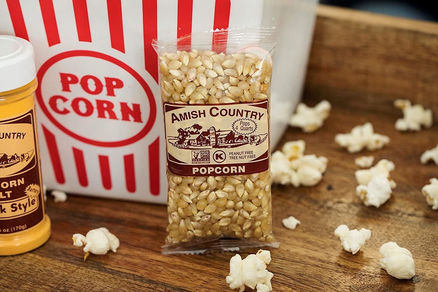4 oz Medium White Popcorn Sample